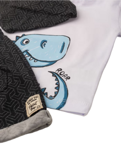 Conjunto Dino com Babador na internet