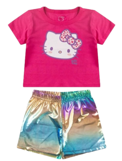 Conjunto Bermuda Hello Kitty