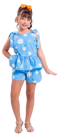 Conjunto Girasol Azul Bebê