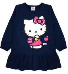 Vestido Hello Kitty Manga Longa