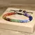 Pulseiras com diversas pedras naturais, 7 chakras, ioga, cura - loja online