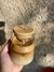 VASO CURVO CON TAPA DE BAMBU Y SORBETE DE VIDRIO - 500ml