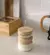 VASO LULÚ DE VIDRIO CON T/BAMBU Y SORBETE 300ML