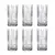 SET X6 VASOS DE VIDRIO LARGO - 400ML - comprar online