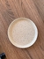 PLATO CERAMICA PARA TAZA/POSTRE AMBAR JASPEADO