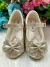 Sapatilha Flor Di MIla Baby Dourada lacinho Strass (SPFDMBYDOURADALSTSS) - comprar online