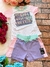 Conjunto By Gus Branco Lilas e Verde (CNJBYGSBRNLLEVRD)