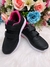 Tênis Infantil Preto e Pink C/ Velcro Meninas (3701PK)