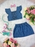 Conjunto Jeans Hi Barbie Com Laço Festas Luxo (0266JB) - comprar online