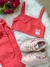 Conjunto Blogueirinha Sarja Happy Calça Coral (CNJTBLGSJHPPCLCRL)