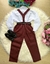 Conjunto Meninos Miss Cherry Leo Suspensorio Marsala (CONJTMNNMSSCHRLOSNPMRL) - comprar online