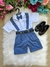 Conjunto Miss Cherry Meninos Shorts Social Ravi Azul (CONJMSSCRSHRTAZUL)