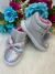 Tênis Bota Encanto de Criança Lacinho Prata Glitter Rebeca (TNSLNHOPTAGLTERRBC - comprar online