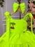 Vestido Blogueirinha Verde Neon Cerejinha (VESTBLGVRDNENCRJN) - comprar online