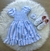 Vestido Blogueirinha Mãe e Filha Melissa Branco e Azul Listrado (VESTMAEFLHALIS na internet