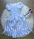 Vestido Blogueirinha Mãe e Filha Melissa Branco e Azul Listrado (VESTMAEFLHALIS - comprar online