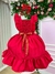 Vestido Blogueirinha Natali Vermelho - Natal (VESTBLGNNTLVMR) - Momentomodakids