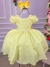 Vestido Ysa Kids Amarelo Peito Perolas (VESTYSAKSAMRLPTPRL)