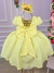 Vestido Ysa Kids Amarelo Peito Perolas (VESTYSAKSAMRLPTPRL) na internet