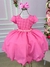 Vestido Ysa Kids Rosa Chiclete Peito Perolas (VESTYSAKDSRSCHCLPTPRL)