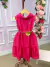 Vestido Blogueirinha Serena Pink (VESTBLGSRNPINK) - Momentomodakidz
