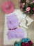 Conjunto Blogueirinha Boiadeira Maraisa Jeans Lilas (CONJBLORAMRISALILAS)