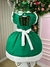 Vestido Blogueirinha Camile Verde - Natal (VESTBNHAMILAVERDE) - Momentomodakids