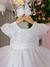 Vestido Marie Bebe Yara Branco (VESTMRIEBBYRBRNC) - Momentomodakids