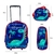 KIT MOCHILA INFANTIL COM RODINHAS MENINOS BOLSA ESCOLAR DINOSSAURO ESTOJO E LANC - Momentomodakids