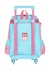 Kit Mochila Rodinhas + Lancheira Barbie Azul (KTMCRDLNBBAZ) - comprar online