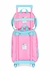 Kit Mochila Rodinhas + Lancheira Gatinha Cindy Sereia (KTMCRDLCGTNCS)