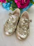Sapatilha Doce Pe Baby Dourado - Momentomodakidz