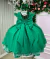 Vestido Ysa Kids Francine Verde Bandeira - loja online