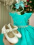 Vestido Ysa Kids Francine Verde Tiffany - loja online