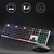 Kit Teclado Semi Mecânico + Mouse Gamer 3200dpi Rgb Led -T350