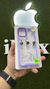 FUNDA CON BORDE MORADO + PROTECTORES DE LENTES
