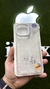 FUNDA GLITTER TRANSPARENTE BORDE COLOR IPHONE 12 PRO MAX
