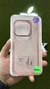 FUNDA GLITTER TRANSPARENTE BORDE COLOR IPHONE 16 PRO - comprar online