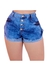 Imagem do Short Jeans feminino curto na lateral com lycra