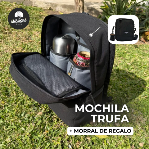 Mochila Trufa + Morral de regalo