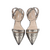 Scarpin Slhingback Pladic Justine - Prata Velho - comprar online