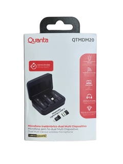 MICROFONO INALAMBRICO QUANTA QTMDM20 - CIBETRIX STORE