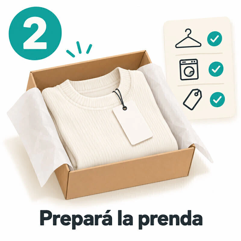Prepará la prenda