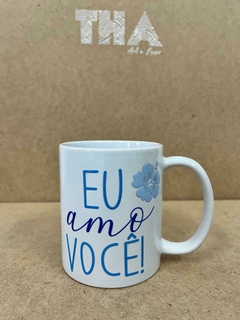 Caneca Romântica com Nome e Frase – Ideal para Presentear
