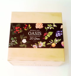 CAJA EXIBIDORA DE TÉ DE MADERA - comprar online