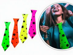 CORBATA FLUOR TELA impresa en internet