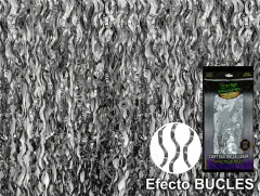 Cortina ovni metalizada efecto bucle - comprar online