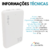 Power Bank Carregador Portátil 10000mAh 2 Portas USB Branco - Inova MD-8523 - loja online