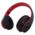 Imagem do Fone de Ouvido Headset Bluetooth LED Starmega Lehmox Preto e Vermelho