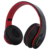 Fone de Ouvido Headset Bluetooth LED Starmega Lehmox Preto e Vermelho na internet